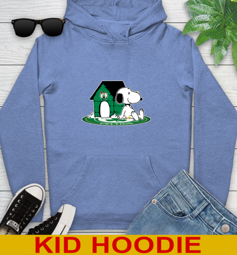NBA Basketball Boston Celtics Snoopy The Peanuts Movie Shirt Youth Hoodie 12