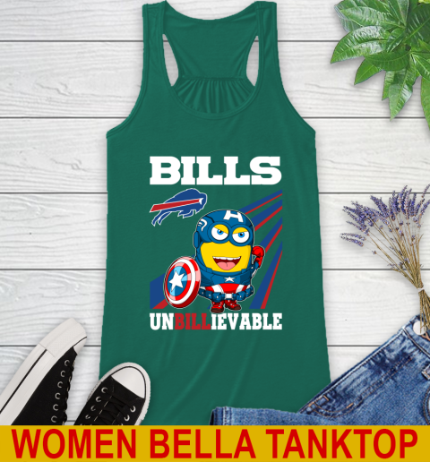 NFL Football Buffalo Bills Captain America Marvel Avengers Minion Shirt Racerback Tank 5