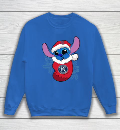 New York Yankees Christmas Stitch In The Sock Funny Disney MLB Sweatshirt 7