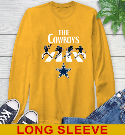 NFL Football Dallas Cowboys The Beatles Rock Band Shirt Long Sleeve T-Shirt 2