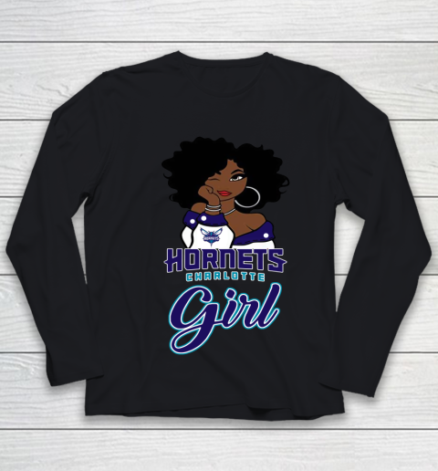 Charlotte Hornets Girl NBA Youth Long Sleeve
