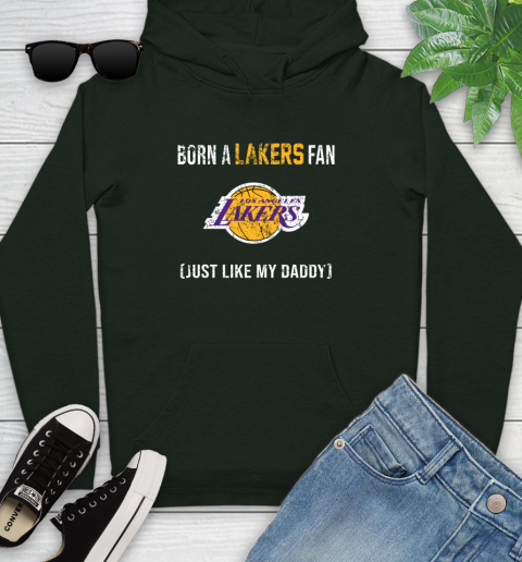 NBA Los Angeles Lakers Loyal Fan Just Like My Daddy Basketball Shirt Youth Hoodie 12