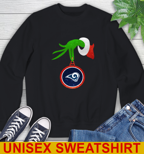 Los Angeles Rams Grinch Merry Christmas NFL Football Sweatshirt 2
