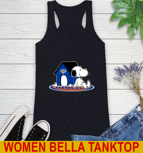 NBA Basketball New York Knicks Snoopy The Peanuts Movie Shirt Racerback Tank 10