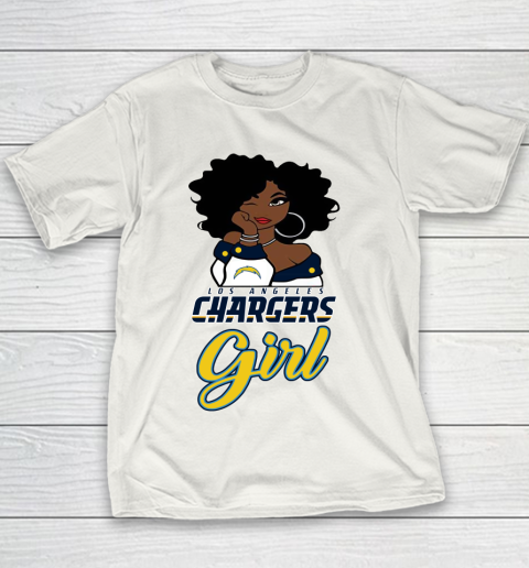 Los Angeles Chargers Girl NFL Youth T-Shirt 3