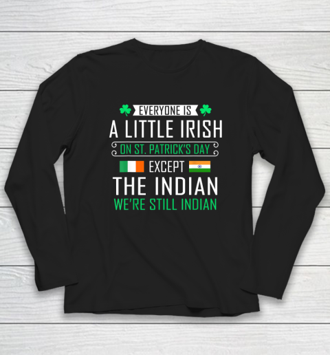 Indian Irish On St Patrick's Day Long Sleeve T-Shirt