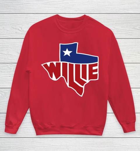 Willie Nelson shirt Willie's Texas Youth Sweatshirt 7