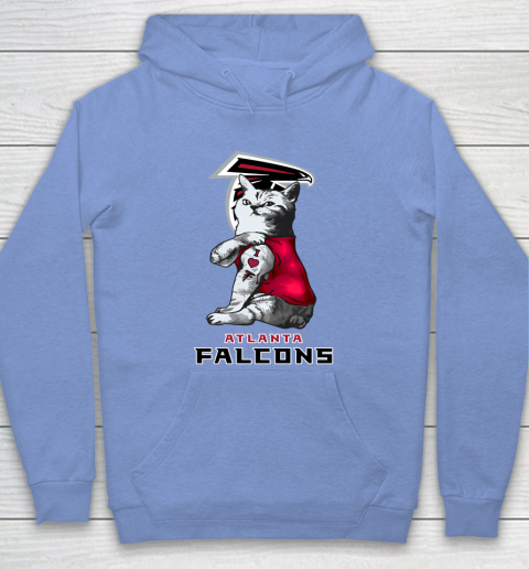 NFL Football My Cat Loves Atlanta Falcons Hoodie 8