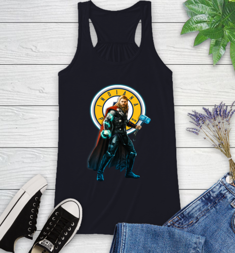 NBA Thor Avengers Endgame Basketball Indiana Pacers Racerback Tank 10