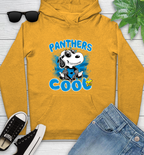 NFL Football Carolina Panthers Cool Snoopy Shirt Youth Hoodie 2