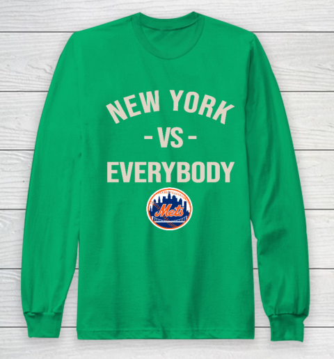 New York Mets Vs Everybody Long Sleeve T-Shirt 4