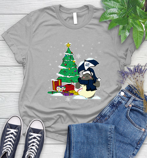 Tampa Bay Rays MLB Baseball Cute Tonari No Totoro Christmas Sports Women's T-Shirt 5