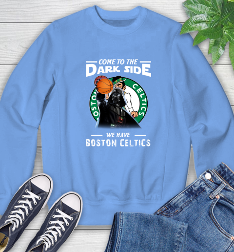 NBA Come To The Dark Side We Have Boston Celtics Star Wars Darth Vader Basketball Sweatshirt 11