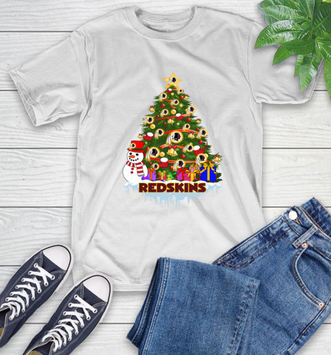 Washington Redskins Merry Christmas NFL Football Sports T-Shirt