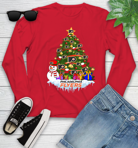 Philadelphia Flyers Merry Christmas NHL Hockey Sports Youth Long Sleeve 11