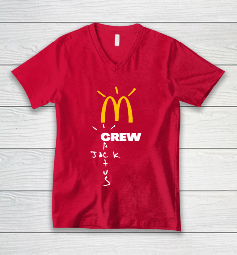 Travis Scott x McDonald V-Neck T-Shirt 6
