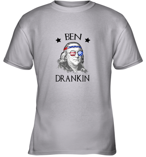 Day 4th Of July Ben Drankin Benjamin Franklin Youth T-Shirt