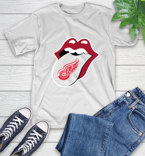 Detroit Red Wings NHL Hockey Lips I Root For My Team Adoring Fan
