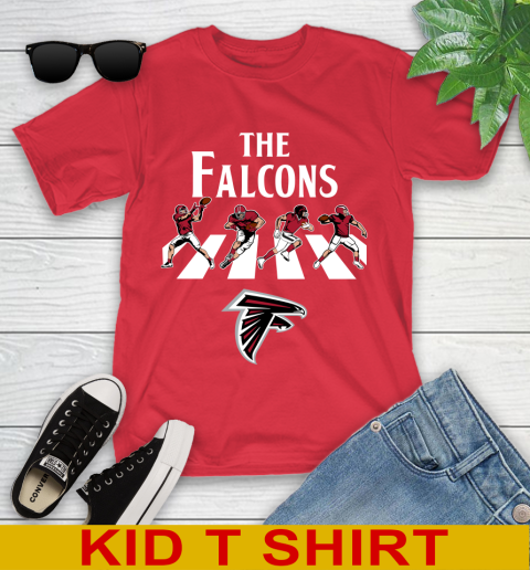 NFL Football Atlanta Falcons The Beatles Rock Band Shirt Youth T-Shirt 11