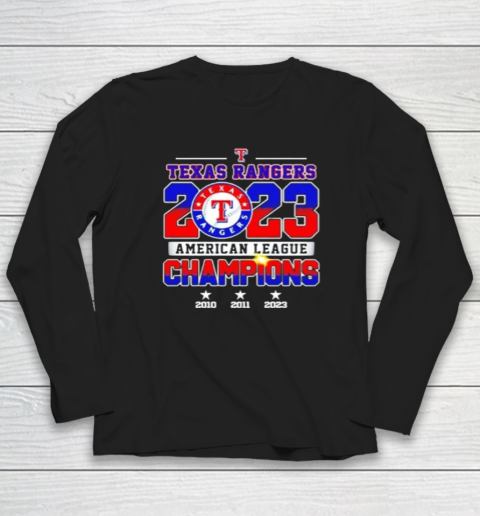 Texas Rangers 2023 AL Champions Long Sleeve T-Shirt