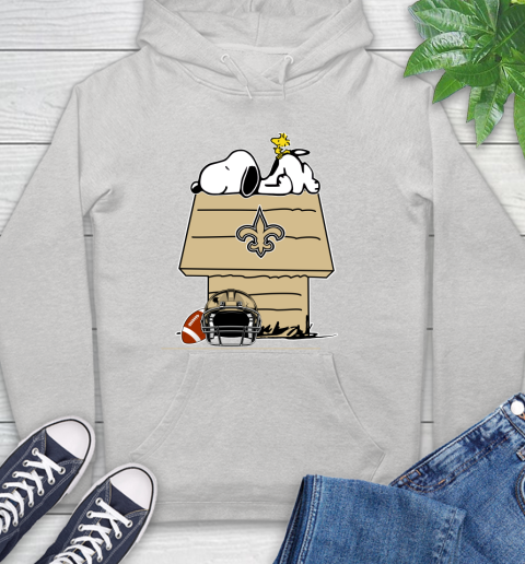 New Orleans Saints NFL Football Snoopy Woodstock The Peanuts Movie Hoodie