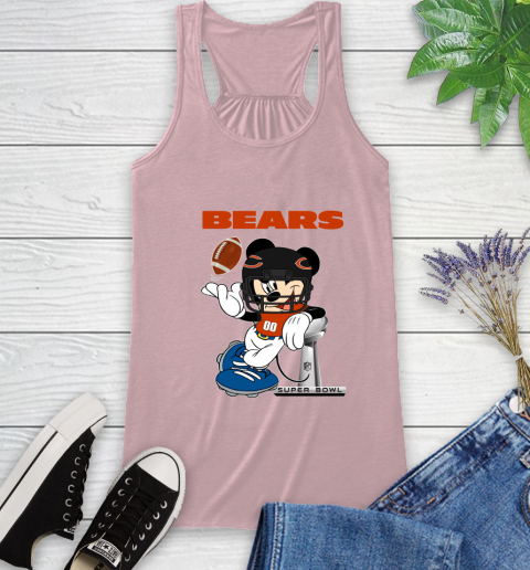 NFL Chicago Bears Mickey Mouse Disney Super Bowl Football T Shirt Racerback Tank 11