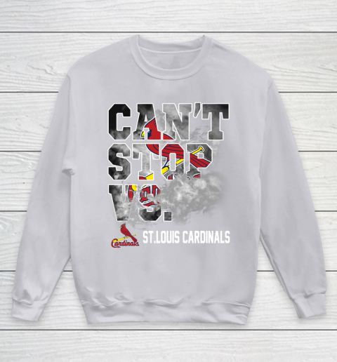 MLB St.Louis Cardinals Baseball Can't Stop Vs Cardinals Youth Sweatshirt 3
