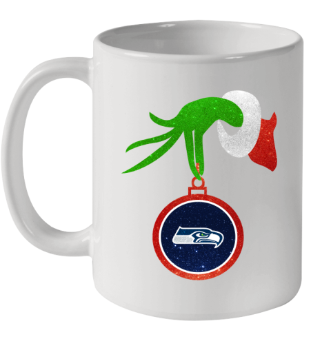 Seattle Seahawks Grinch Merry Christmas NFL Football Ceramic Mug 11oz
