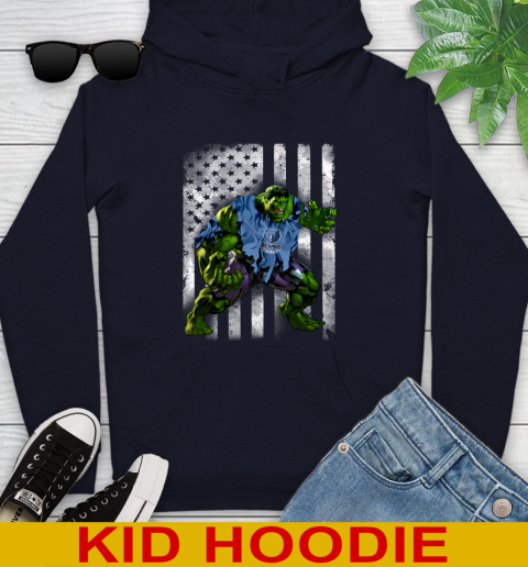 Memphis Grizzlies Hulk Marvel Avengers NBA Basketball American Flag Youth Hoodie 3