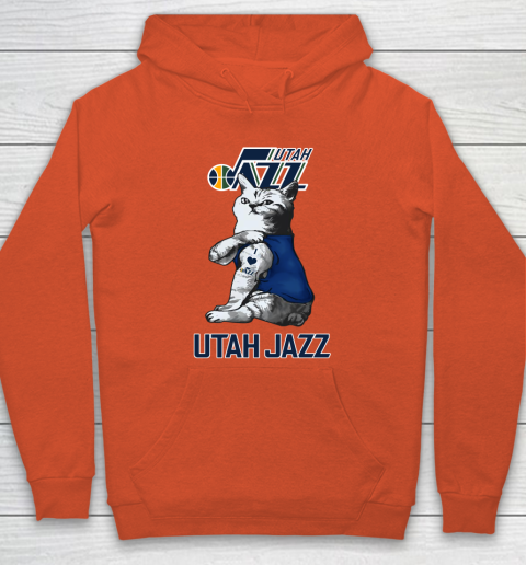 NBA Basketball My Cat Loves Utah Jazz Hoodie 3