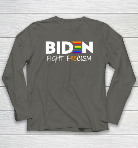 Biden Fight F45cism Shirt Biden Fight Fascism Anti Trump Long Sleeve T-Shirt 5 Biden Fight F45cism Shirt Biden Fight Fascism Anti Trump Long Sleeve T-Shirt - Image 5
