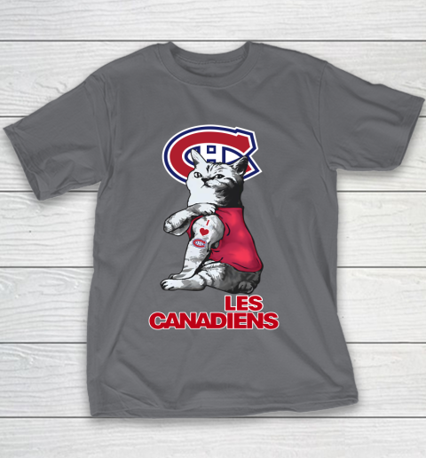 NHL My Cat Loves Montreal Canadiens Hockey Youth T-Shirt 5