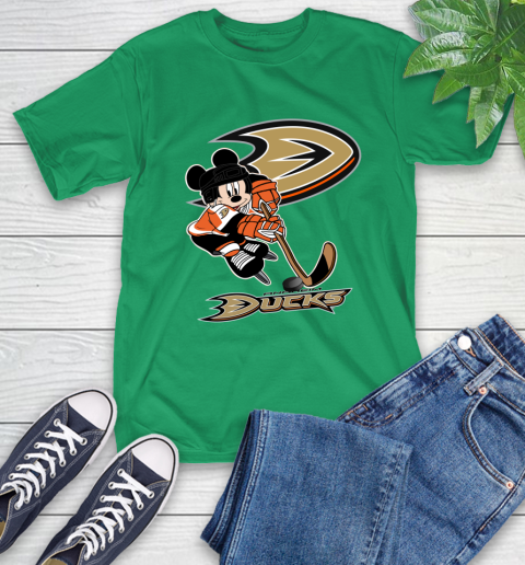 NHL Anaheim Ducks Mickey Mouse Disney Hockey T Shirt T-Shirt 7
