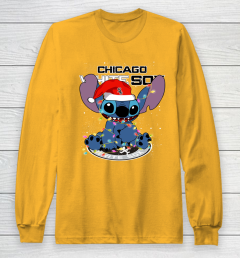 Chicago White Sox MLB noel stitch Baseball Christmas Long Sleeve T-Shirt 2