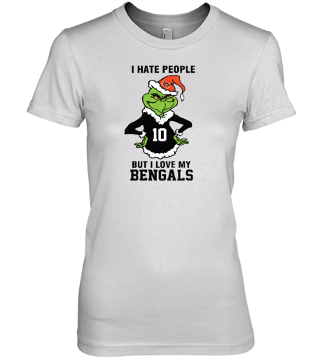I Hate People But I Love My Bengals Cincinnati Bengals NFL Teams Premium Women's T-Shirt