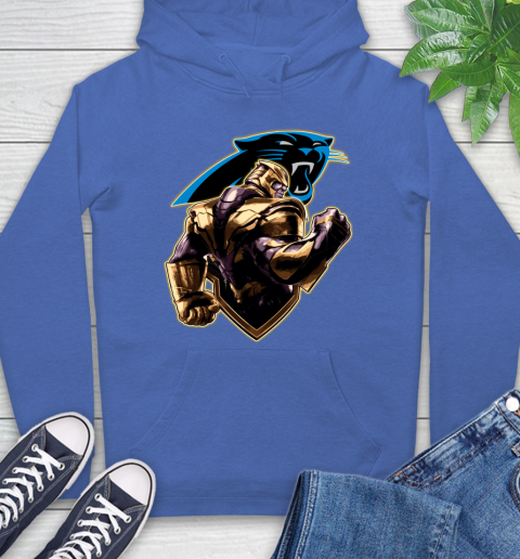 NFL Thanos Avengers Endgame Football Sports Carolina Panthers Hoodie 9