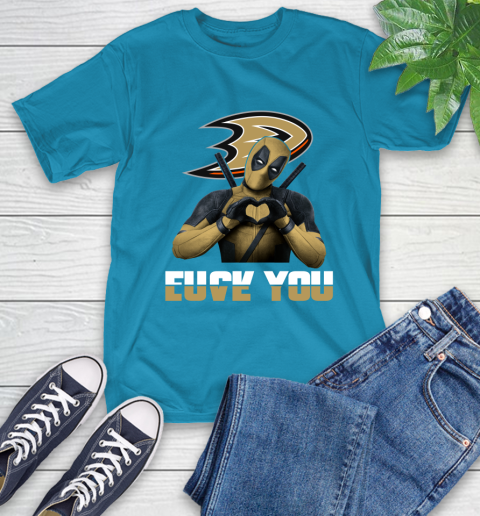 NHL Deadpool Love You Fuck You Hockey Sports T-Shirt 9