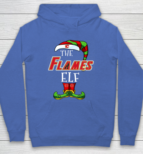 Calgary Flames Christmas ELF Funny NHL Hoodie 6
