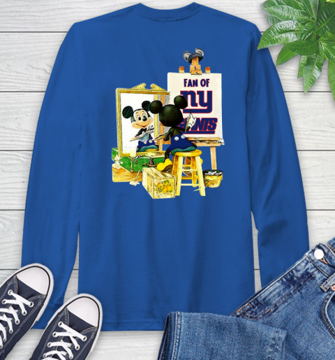 NFL Football New York Giants Mickey Drawing Shirt 64