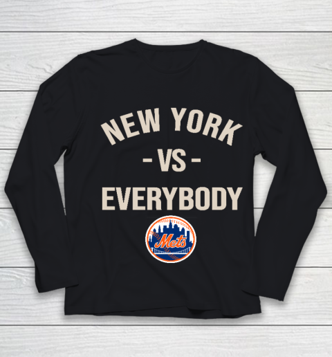 New York Mets Vs Everybody Youth Long Sleeve