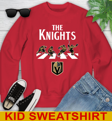 NHL Hockey Vegas Golden Knights The Beatles Rock Band Shirt Youth Sweatshirt 7