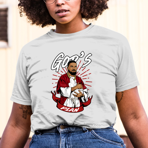 Air Jordan 11 Platinum Tint Lows Matching Sneaker Tshirt Drake God's Plan Red and White Jordan shirt