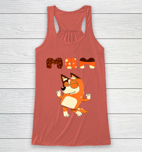 MOM Blueys mom day Racerback Tank 2