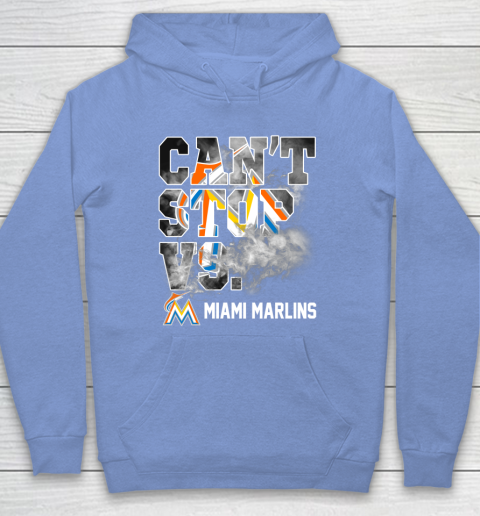 MLB Miami Marlins Baseball Can't Stop Vs Marlins Hoodie 8