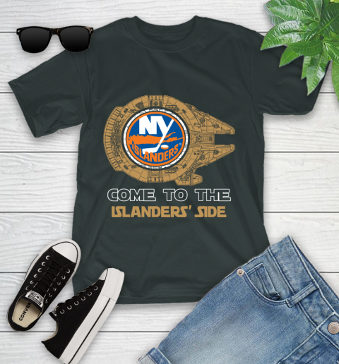 NHL Come To The New York Islanders Wars Hockey Sports Youth T-Shirt 6