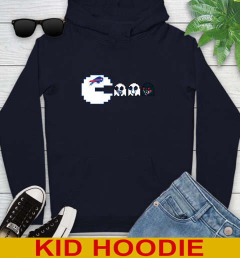 Buffalo Bills NFL Football Pac Man Champion Youth Hoodie 4
