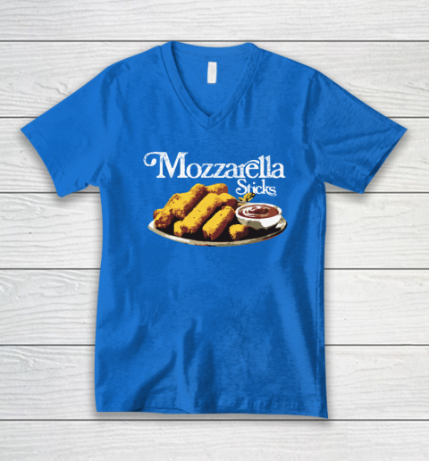 Mozzarella Sticks V-Neck T-Shirt 4
