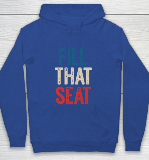 Fill That Seat Vintage North Carolina NC Fill The Seat Retro Youth Hoodie 6