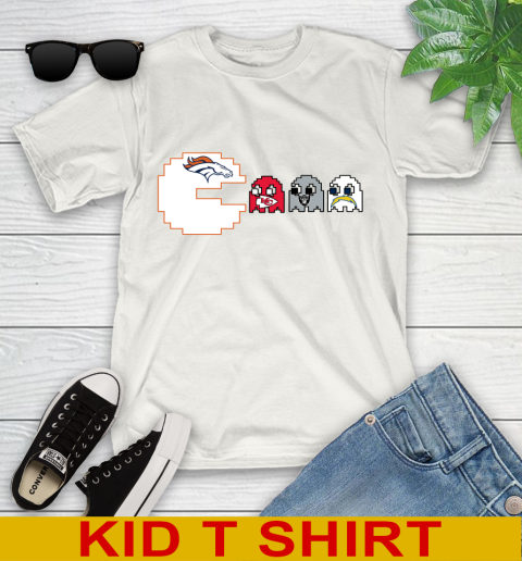 Denver Broncos NFL Football Pac Man Champion Youth T-Shirt