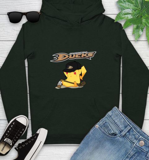 NHL Pikachu Hockey Sports Anaheim Ducks Youth Hoodie 13